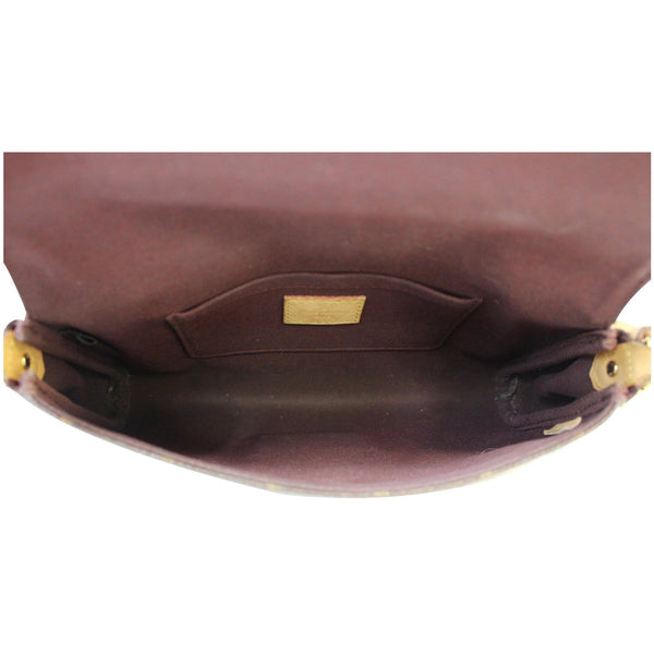 wide interior Louis Vuitton Favorite MM Monogram Canvas Crossbody Bag