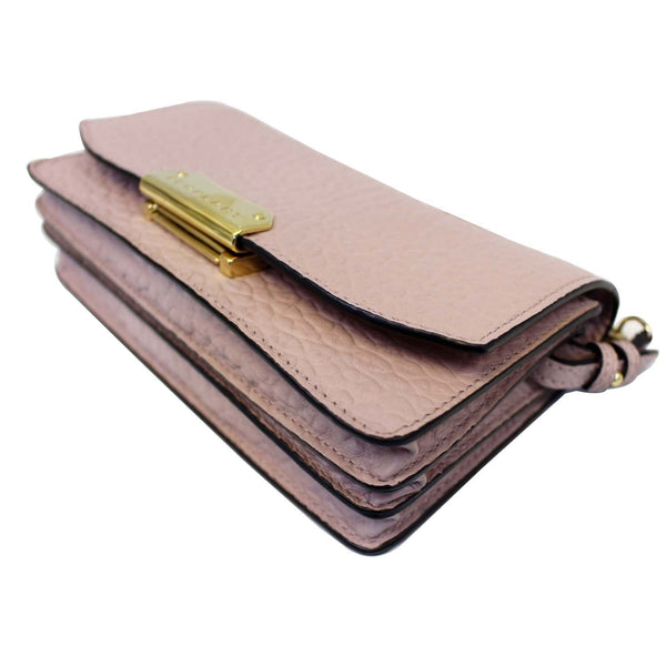 Burberry Clutch Bag Signature Grain Madison Small -side view