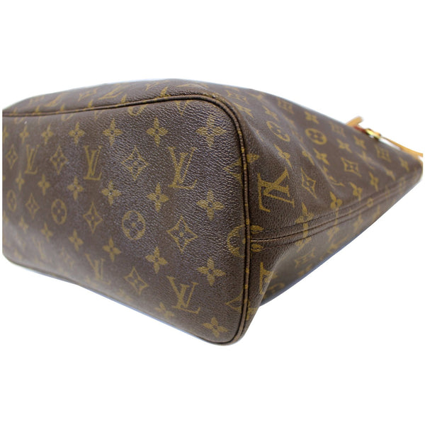LOUIS VUITTON Neverfull MM Monogram Canvas Brown Tote Shoulder Bag-US