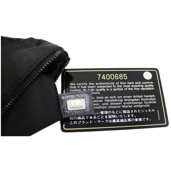 CHANEL Wristlet Cosmetic Pouch Black-US