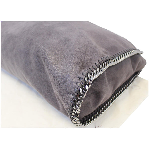 STELLA MCCARTNEY Falabella Shaggy Deer Large Tote Bag Grey