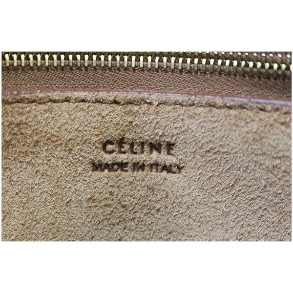 CELINE Sangle Bucket Soft Grained Calfskin Tote Bag Tan