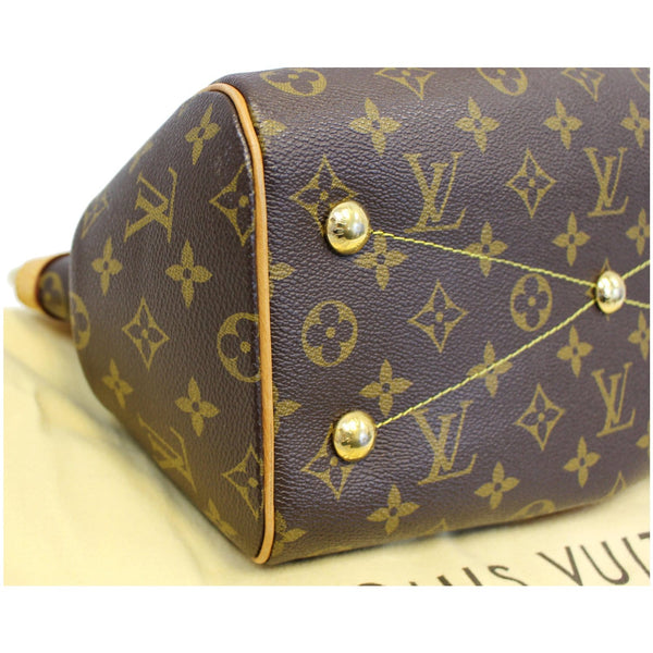LOUIS VUITTON Tivoli PM Monogram Canvas Shoulder Bag Brown