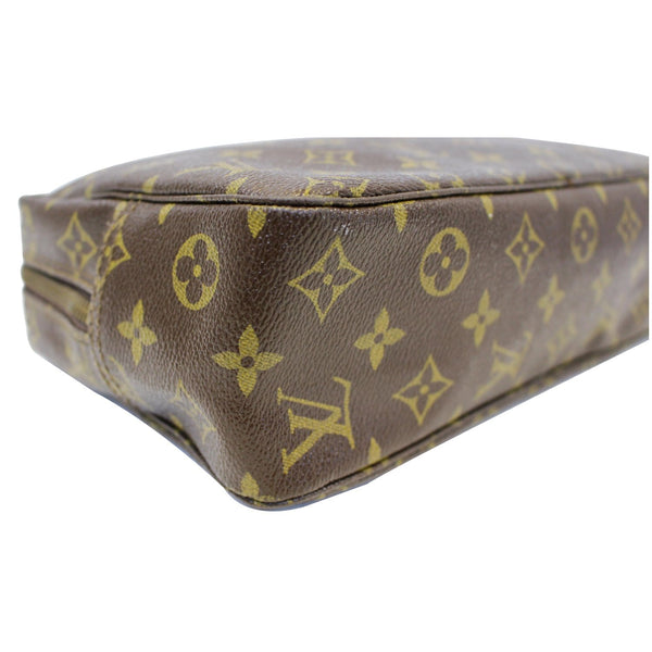 LOUIS VUITTON Trousse Toilette 28 Monogram Canvas Cosmetic Pouch Brown