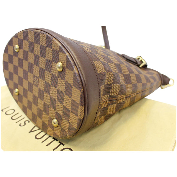 LOUIS VUITTON Marais Bucket Damier Ebene Shoulder Bag Brown