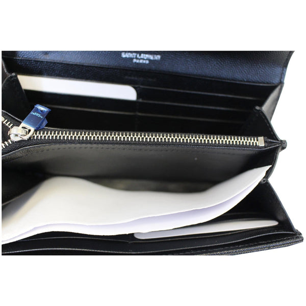 Yves Saint Laurent Wallet Large Grain De Poudre - inside view