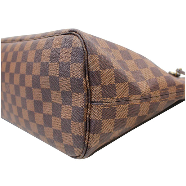 LV Neverfull MM Damier Ebene Bag Brown back view