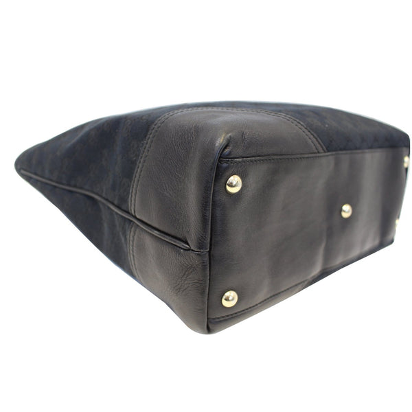 GUCCI Britt Large GG Canvas Black Tote Bag