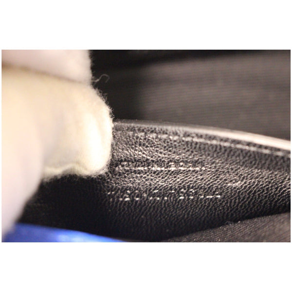 YVES SAINT LAURENT Kate Small Grain De Poudre Crossbody Bag Blue