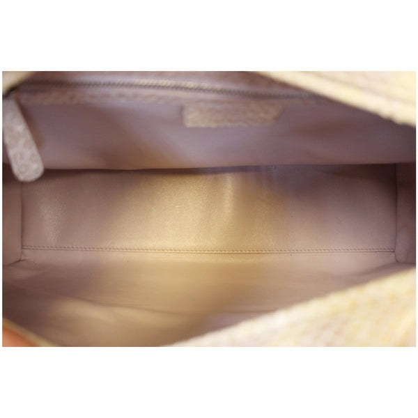 Christian Dior Lady Dior Large Python Shoulder Bag Blush Pink