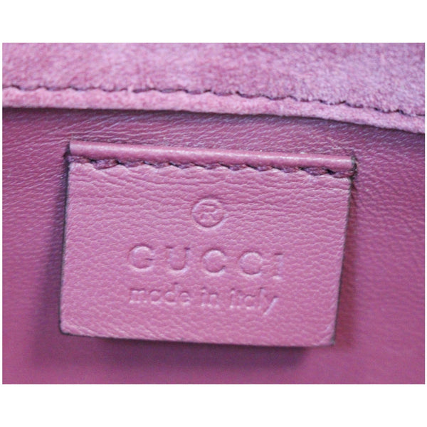GUCCI Broadway Patent Microguccissima Small Clutch Fuschia - Last Call