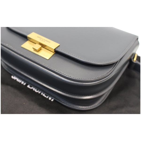 YVES SAINT LAURENT Betty Smooth Leather Shoulder Bag Grey - Last Call