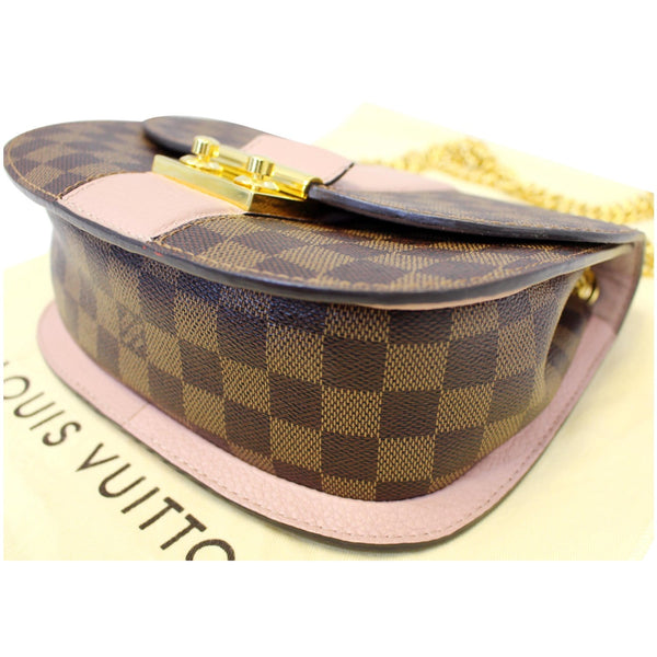 LOUIS VUITTON Wight Damier Ebene Shoulder Crossbody Bag Magnolia
