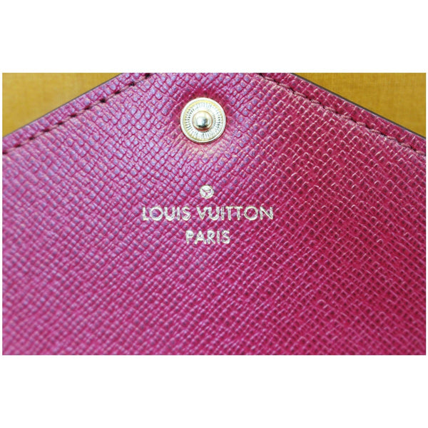 LOUIS VUITTON Damier Ebene Josephine Wallet Brown-US