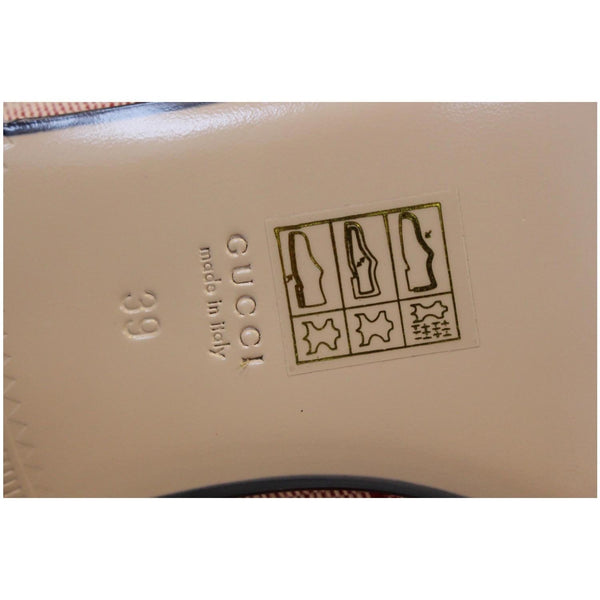 GUCCI Princetown GG Canvas Horsebit Slippers Red US 9