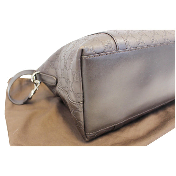 GUCCI Dark Brown Leather Shoulder Bag 341503-US