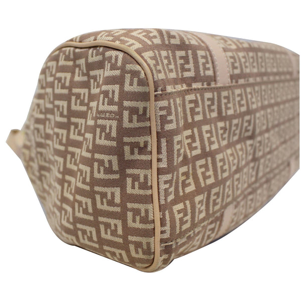 Fendi Zucchino Canvas Bag For Women - back view