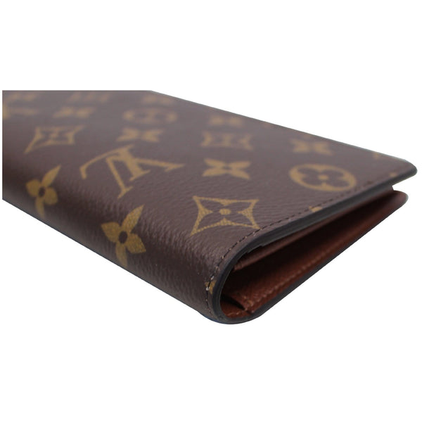 Louis Vuitton Brazza Wallet Monogram Canvas Brown corner view