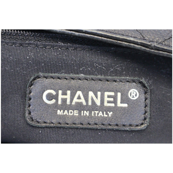 CHANEL PST Petit Shopping Caviar Leather Tote Bag Black-US