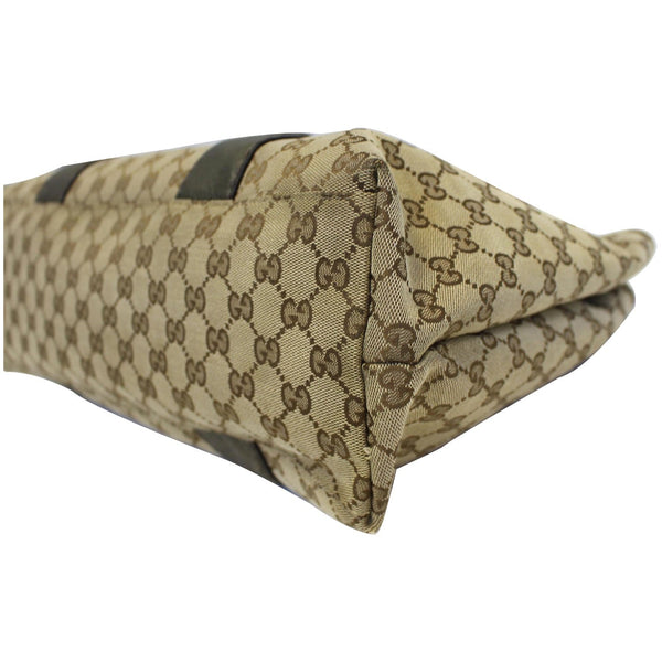 GUCCI Bamboo Bar GG Canvas Tote Bag Beige 232947-US