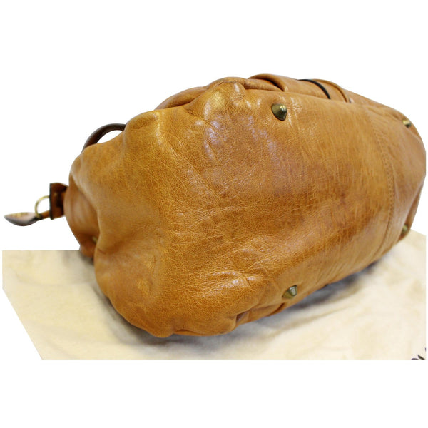 CHLOE Heloise Large Shoulder Handbag Brown Tan-US