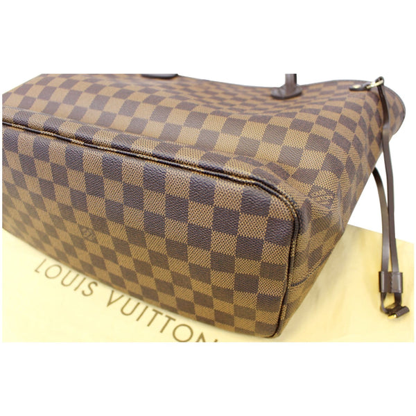 LOUIS VUITTON Neverfull MM Damier Ebene Tote Shoulder Bag-US