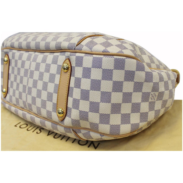 LOUIS VUITTON Galliera GM Damier Azur Shoulder Bag White
