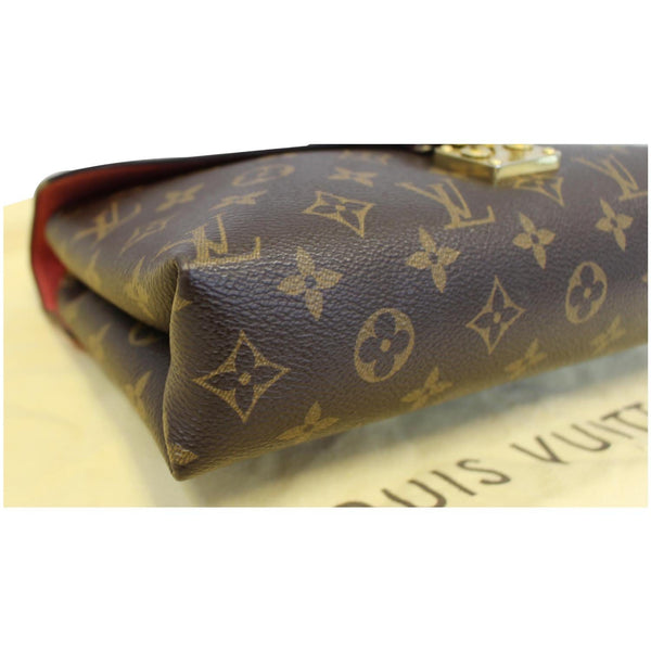 Louis Vuitton Pallas Chain Monogram Canvas Brown Bag