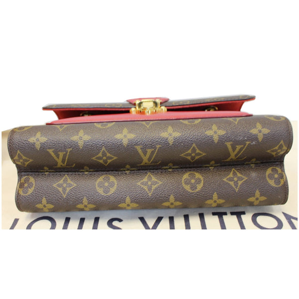 LOUIS VUITTON Victoire Monogram Canvas Shoulder Bag Brown/Cerise-US