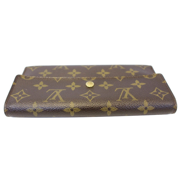 LOUIS VUITTON Porte Tresor International Monogram Canvas Wallet Brown