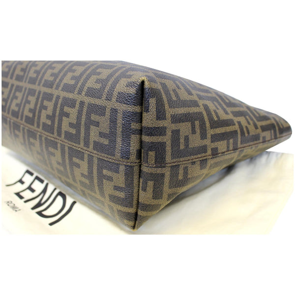 Fendi Zucca Print Canvas Small Roll Brown