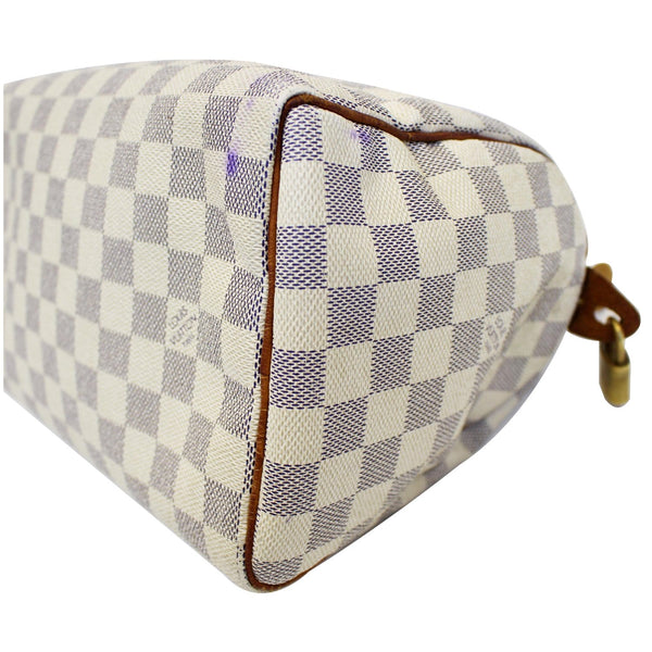 LOUIS VUITTON Speedy 25 Damier Azur Satchel Bag-US