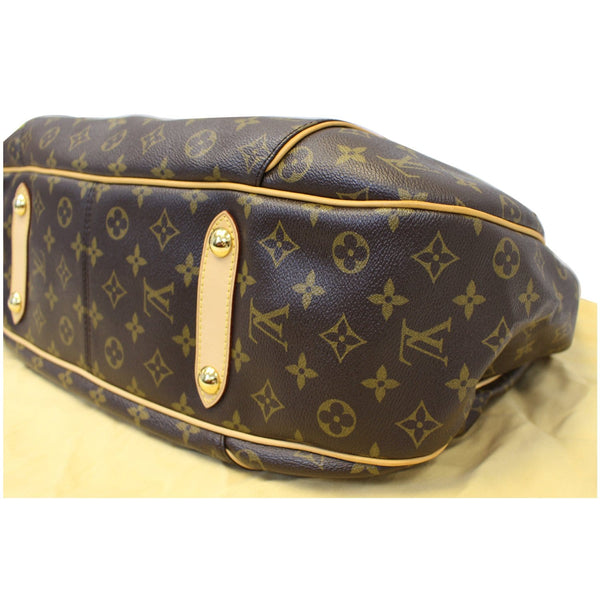 LOUIS VUITTON Galliera GM Monogram Canvas Shoulder Tote Bag Brown