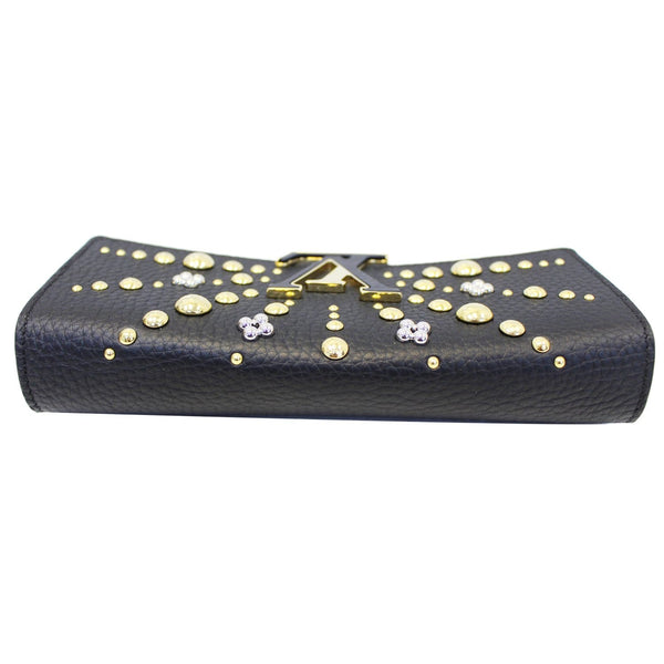 Louis Vuitton Capucines Taurillon Wallet Front View