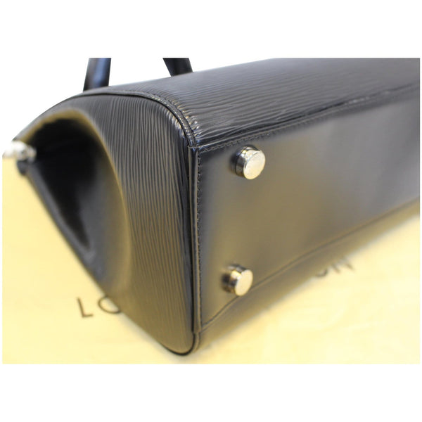 LOUIS VUITTON Brea GM Epi Leather Satchel Bag Black