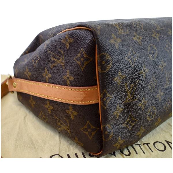 LOUIS VUITTON Speedy 25 Bandouliere Monogram Canvas Shoulder Bag Brown