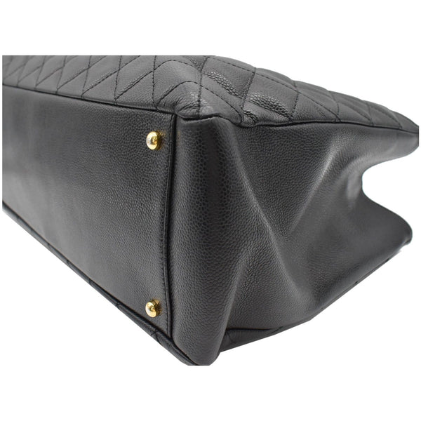Chanel XL Grand Quilted Caviar Leather Shopping Tote Bag