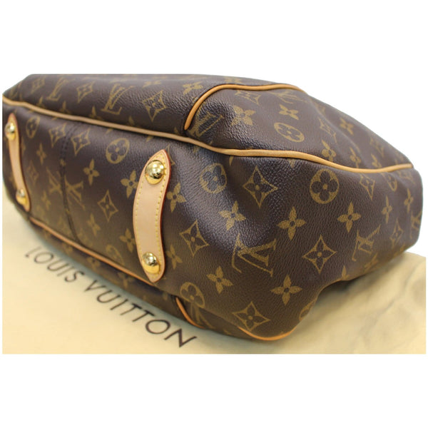 LOUIS VUITTON Galliera PM Monogram Canvas Shoulder Bag Brown
