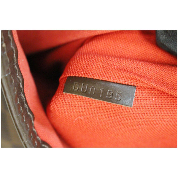 Louis Vuitton Bloomsbury PM Damier Ebene Crossbody Bag tag number