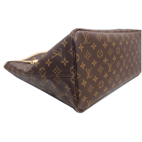 LV Neverfull GM Monogram Canvas Tote Bag Corner View