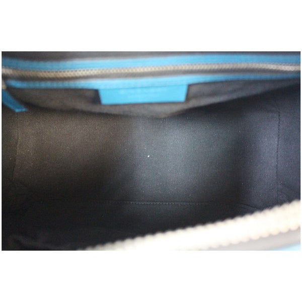 GIVENCHY Small Antigona Perforated Leather Satchel Bag Ocean Blue