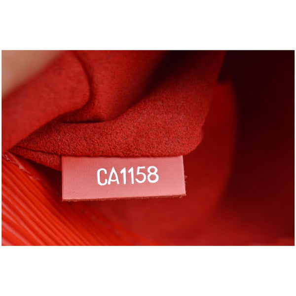 LOUIS VUITTON Saint Michel Monogram Epi Leather Shoulder Bag Red