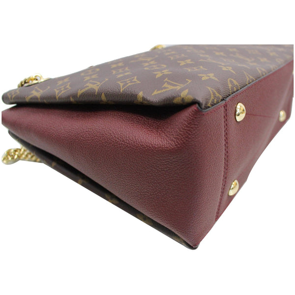 LOUIS VUITTON Surene MM Monogram Canvas Shoulder Bag Bordeaux