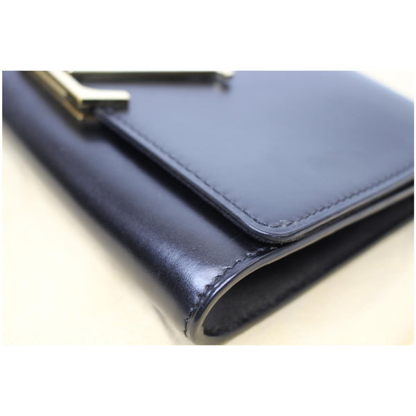 Louis Vuitton Chain Louise GM Noir Leather crossbody Bag