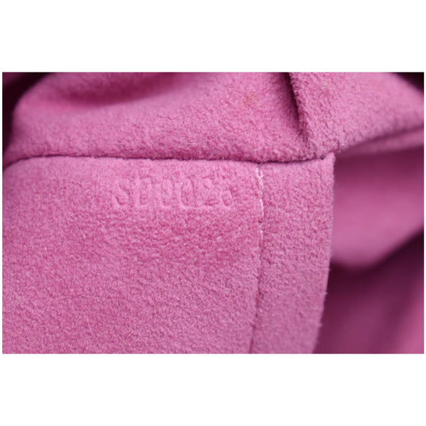 LOUIS VUITTON Neo Speedy Denim Monogram Satchel Bag Pink