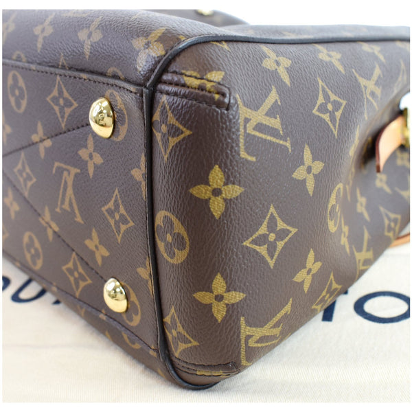 LOUIS VUITTON Montaigne MM Monogram Canvas Shoulder Bag Brown
