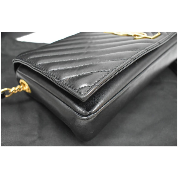 preowned Yves Saint Laurent Kate 99 Chevron Leather Shoulder Bag