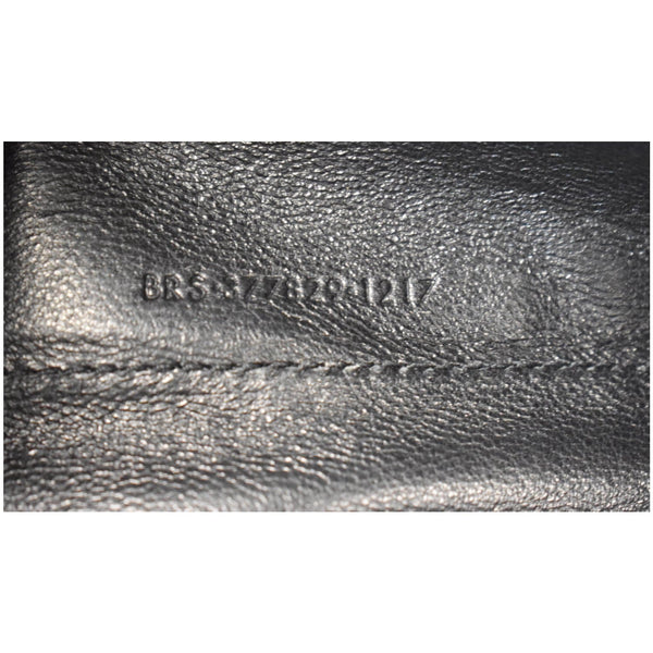 YVES SAINT LAURENT Kate Monogram Polka Rose Print Leather Chain Wallet Black - Final Sale