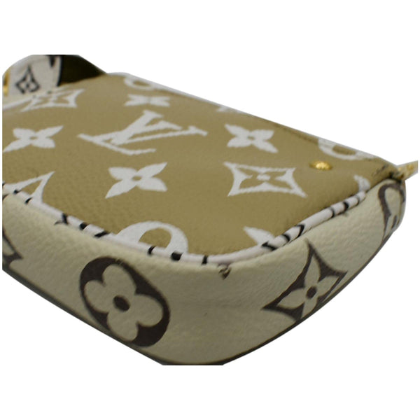 LOUIS VUITTON Micro Pochette Monogram Giant Canvas Accessories Pouch Khaki Green