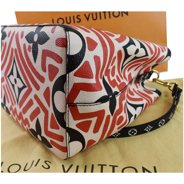 Louis Vuitton Crafty NeoNoe MM Monogram Canvas Bag bottom corner